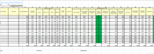[M76975] Modèle de Payroll et calcul de salaire en Excel