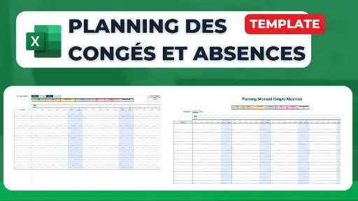 Modèle de suivi des congés des employés Excel (M59447)